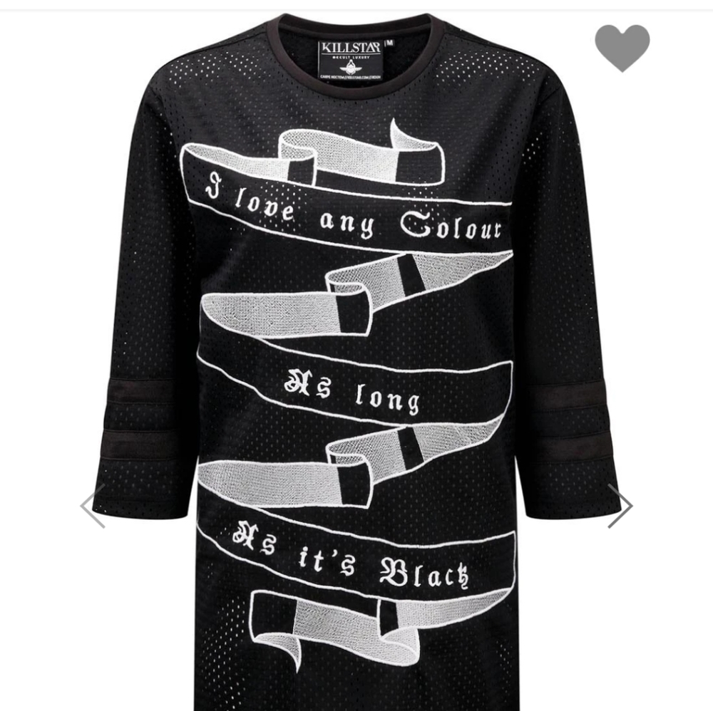 KILLSTAR Black Fact Hockey Dress sz S NWT